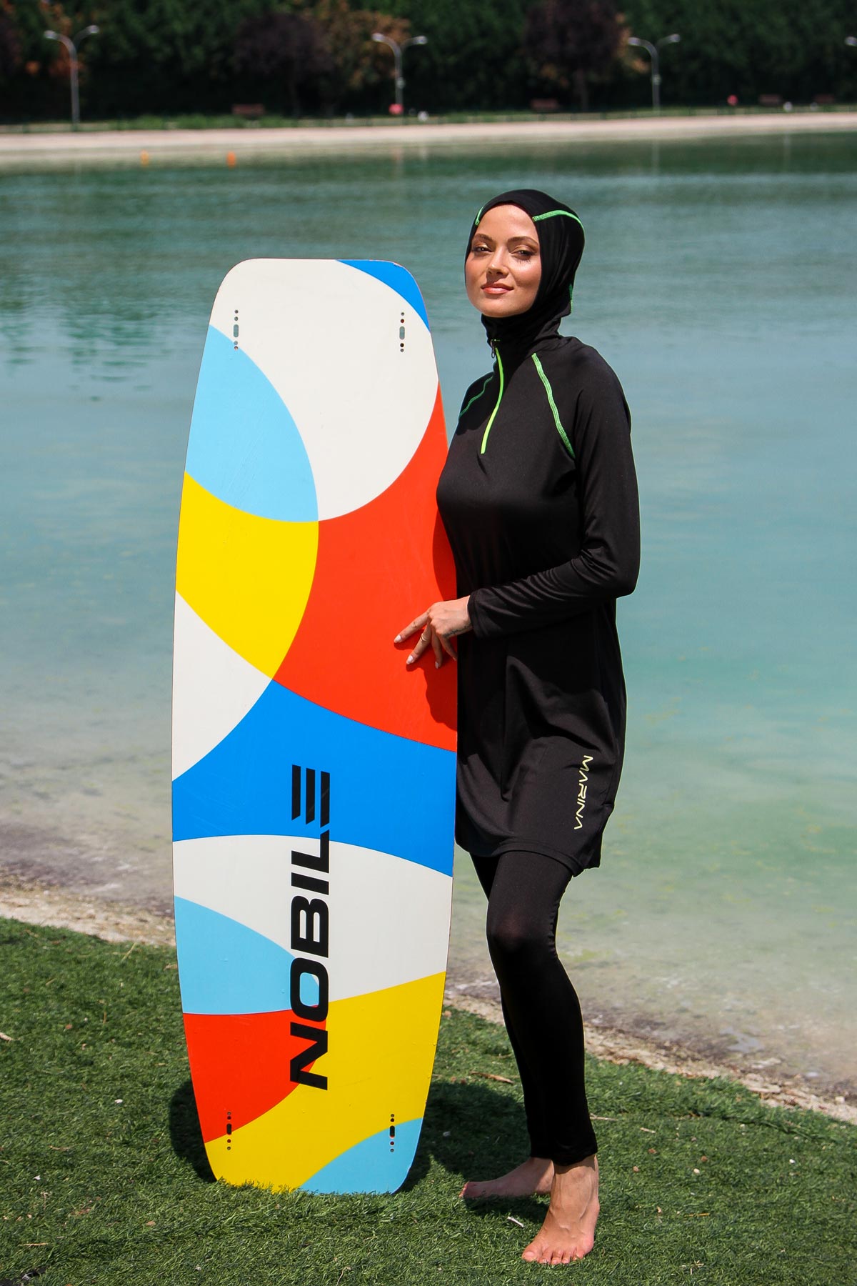 Marina Modest Swimsuit M2234 - Black Performance