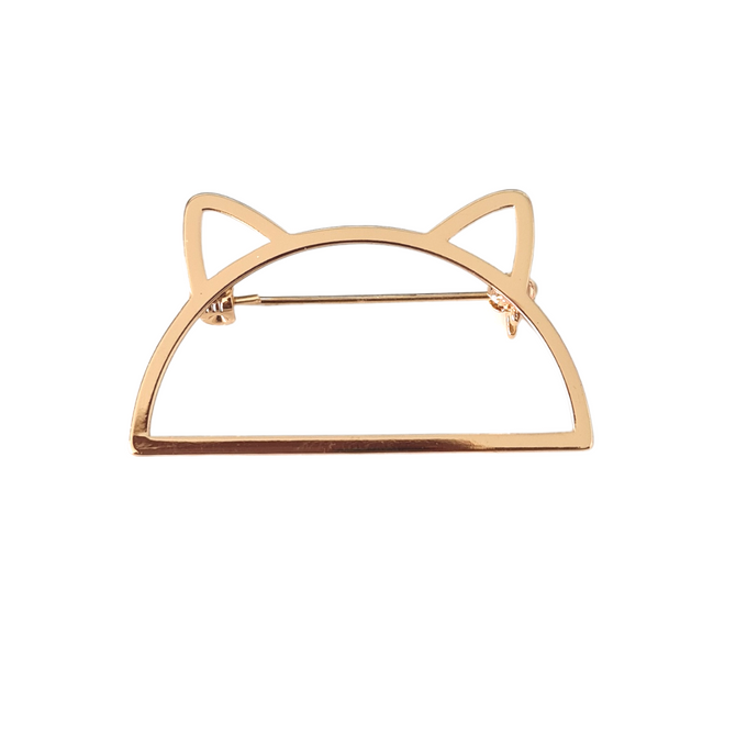 LADYN - Feline Silhouette Brooch