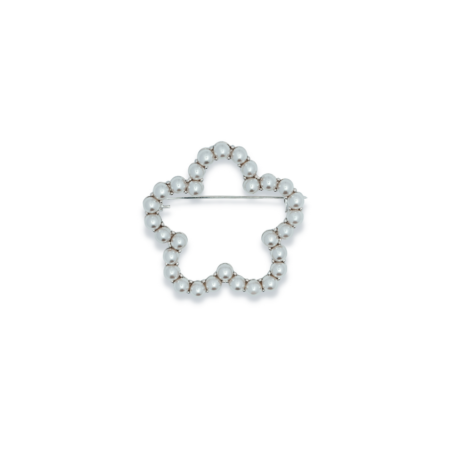 LADYN - Aubrey Pearl Brooch - Daisy