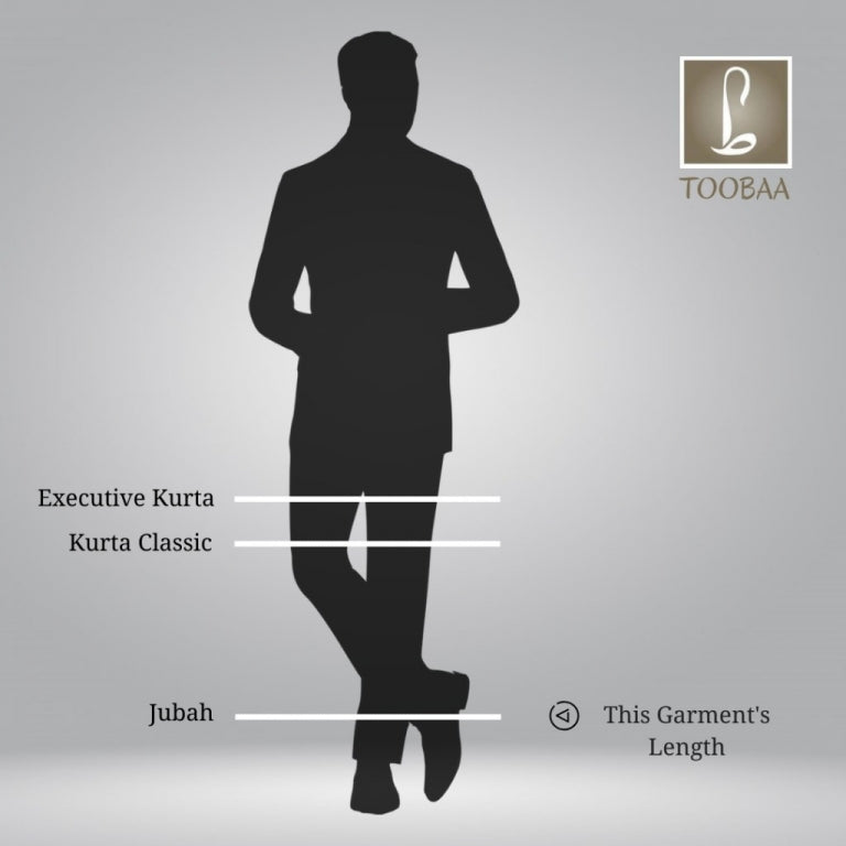 Toobaa Rais Indigo – Men’s Short Sleeve Jubah (DC)