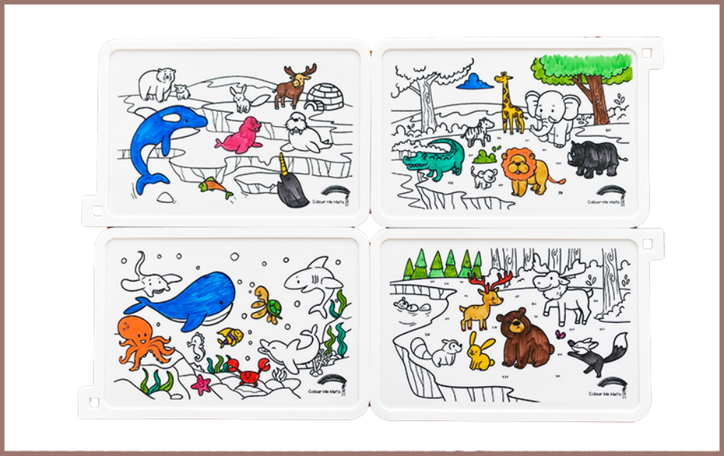 THE PETITE DISTRICT - Animal Habitats : Bundle Puzzle Mats