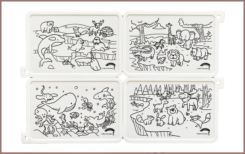 THE PETITE DISTRICT - Animal Habitats : Bundle Puzzle Mats