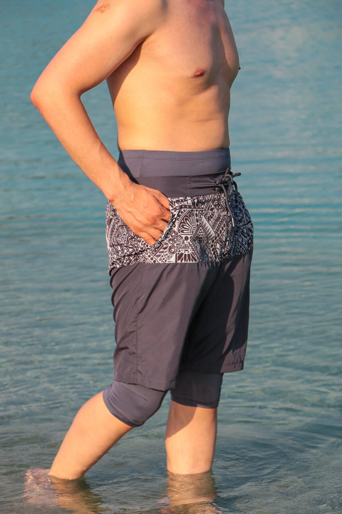 *ONLINE EXCLUSIVE* Marina Men's Modest Swim Shorts S2103