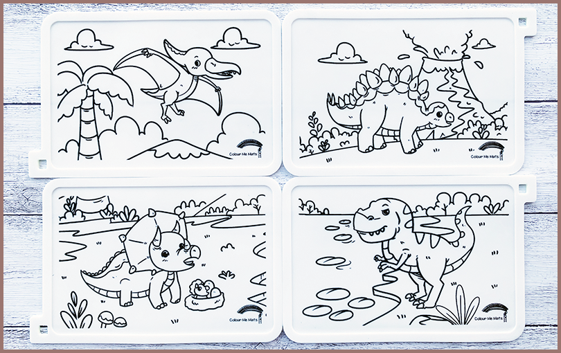 THE PETITE DISTRICT - Land of Dinosaurs Bundle Puzzle Mats