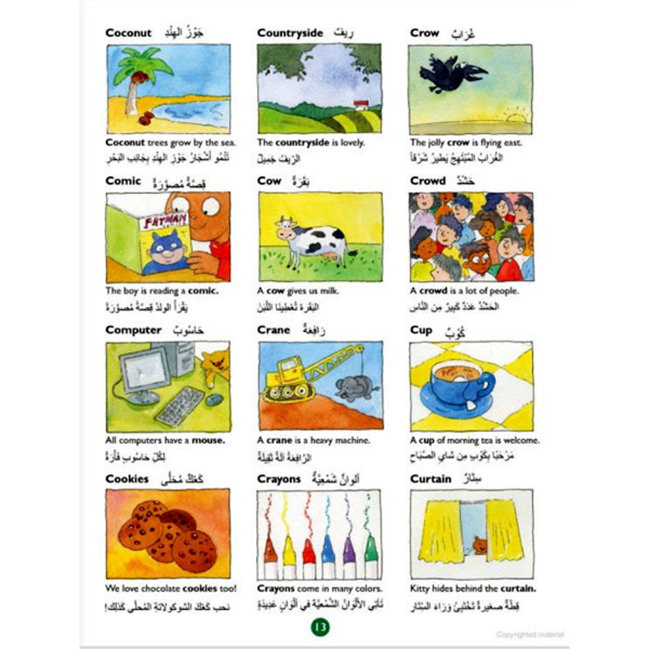 Arabic Picture Dictionary for Kids