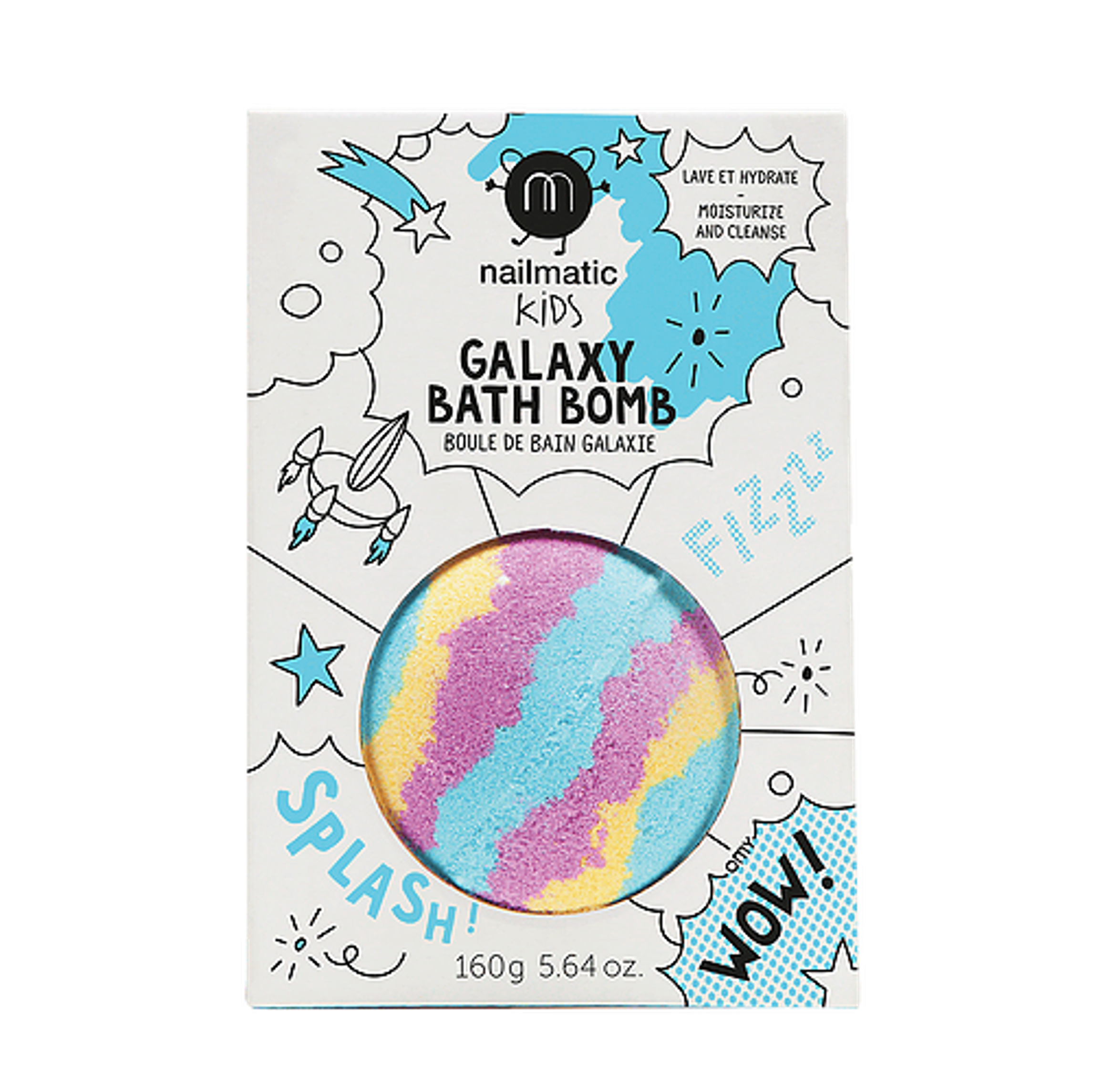 Nailmatic Kids Bath Bomb - Galaxy (DC)