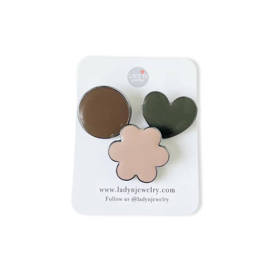 LADYN - Trio Pack Pins (3 Colours)
