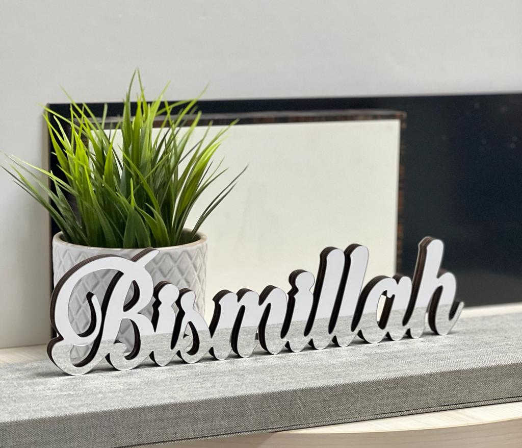 SWING SUROOR - Bismillah Typo - Acrylic Standee