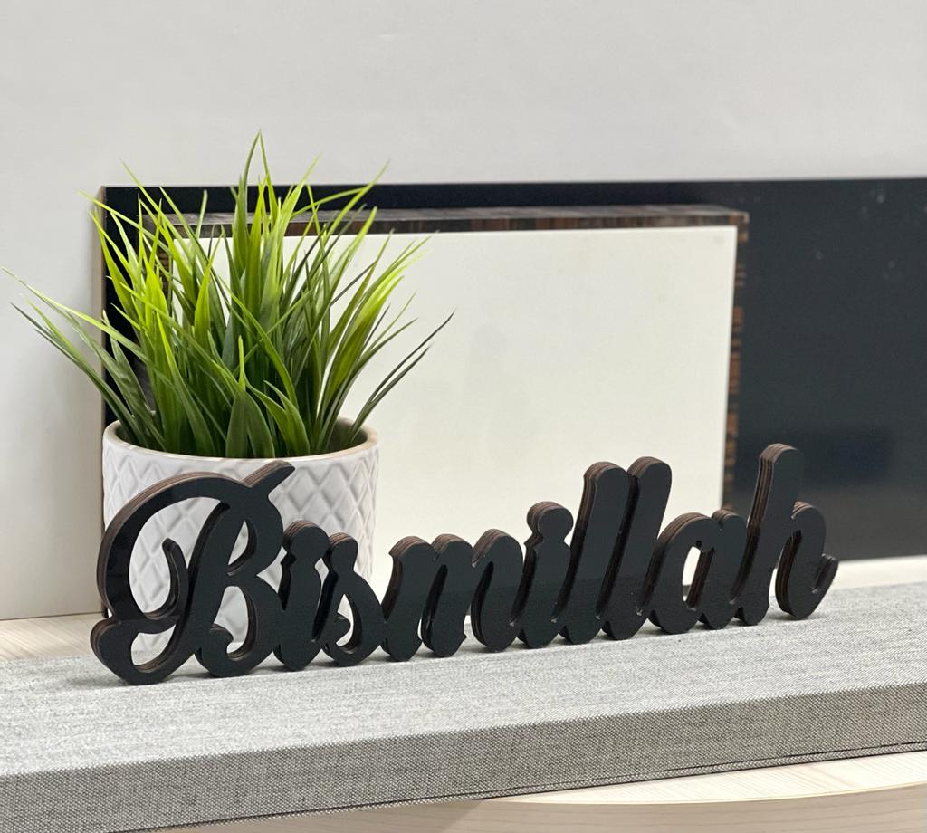 SWING SUROOR - Bismillah Typo - Acrylic Standee