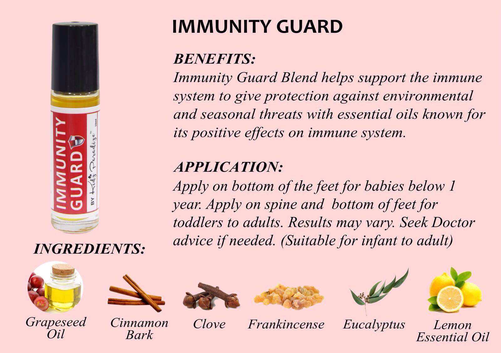 Kidz Paradize | Immunity Guard Roll-On 10ml