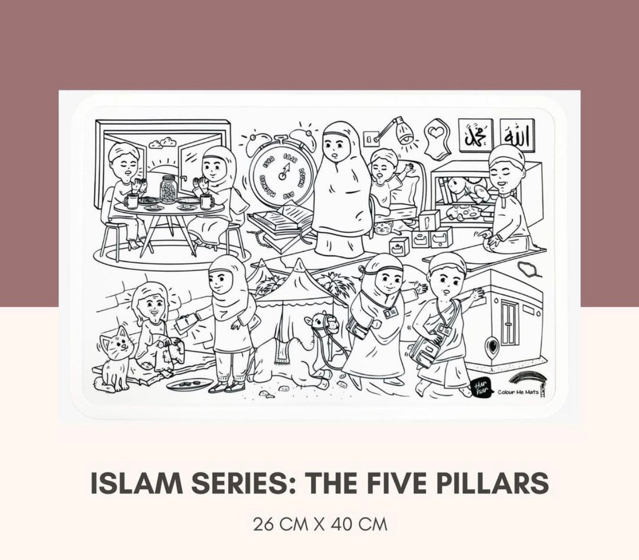 THE PETITE DISTRICT - The Five Pillars : Bundle Colour Me Mats