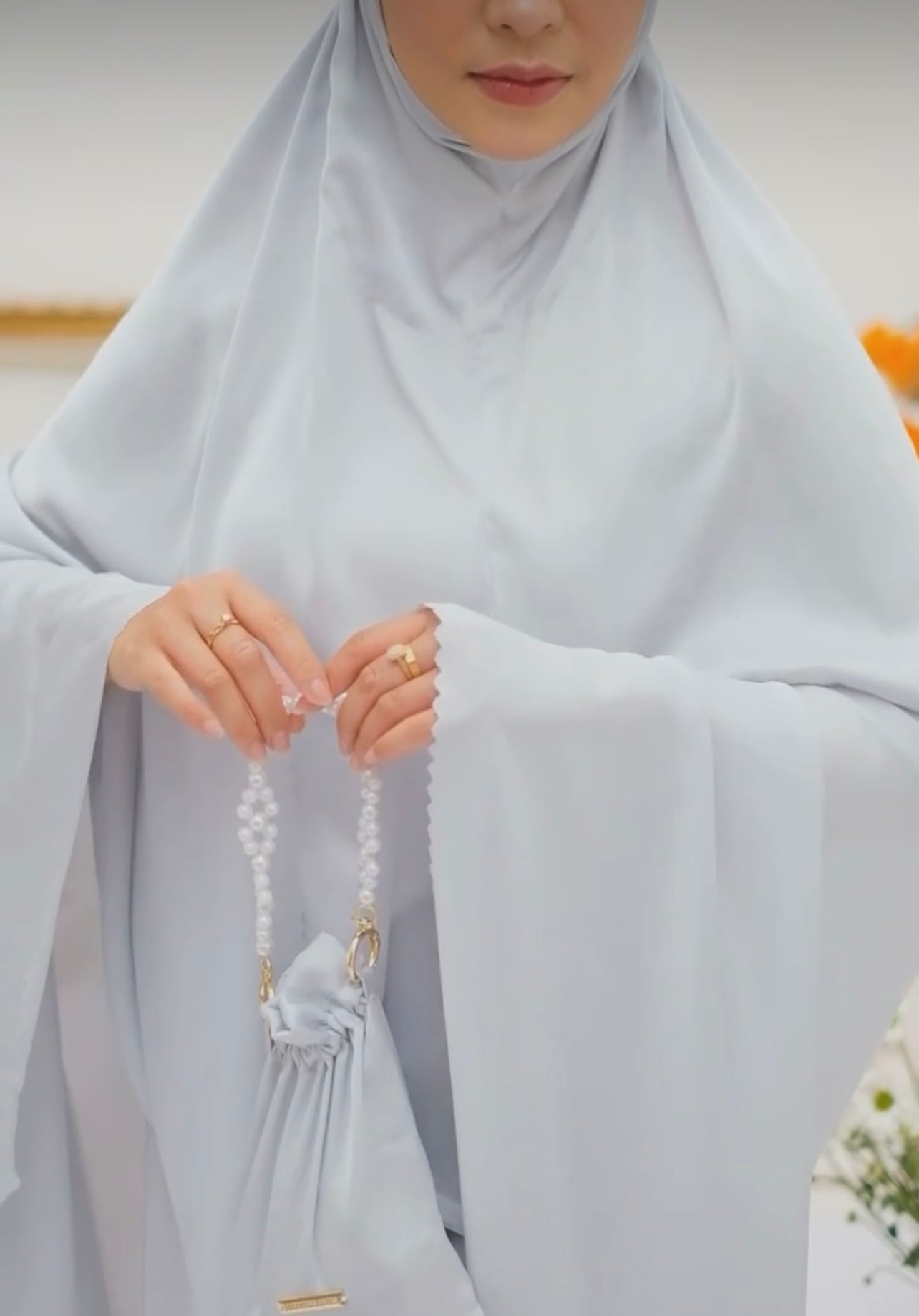 TMW Premium Silk Pearl Prayer Wear