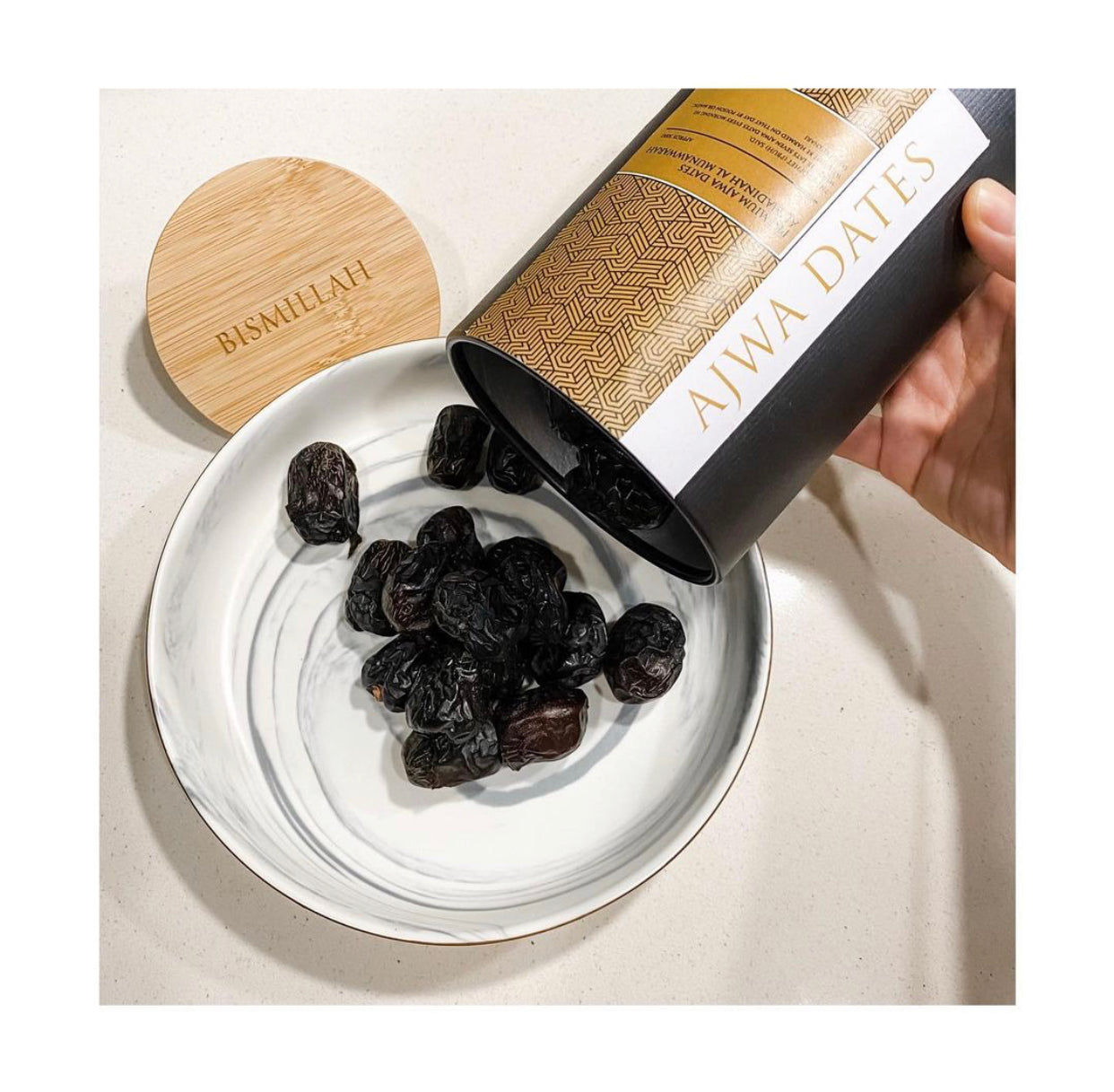 SWING SUROOR - Premium Ajwa Dates - Refillable Gift Set (500g)