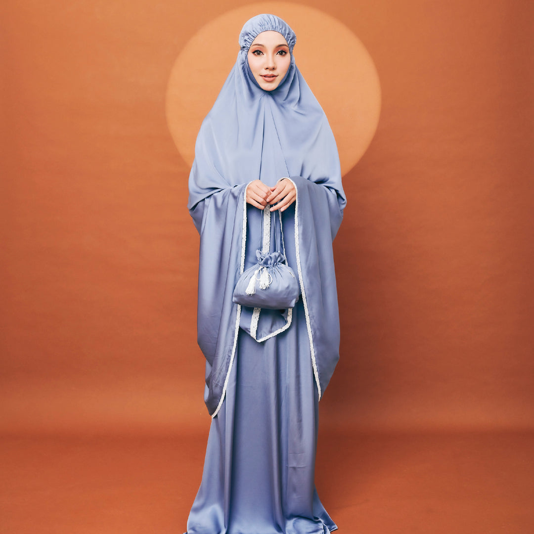 Zaahara : Khadeeja Prayerwear Premium Sateen