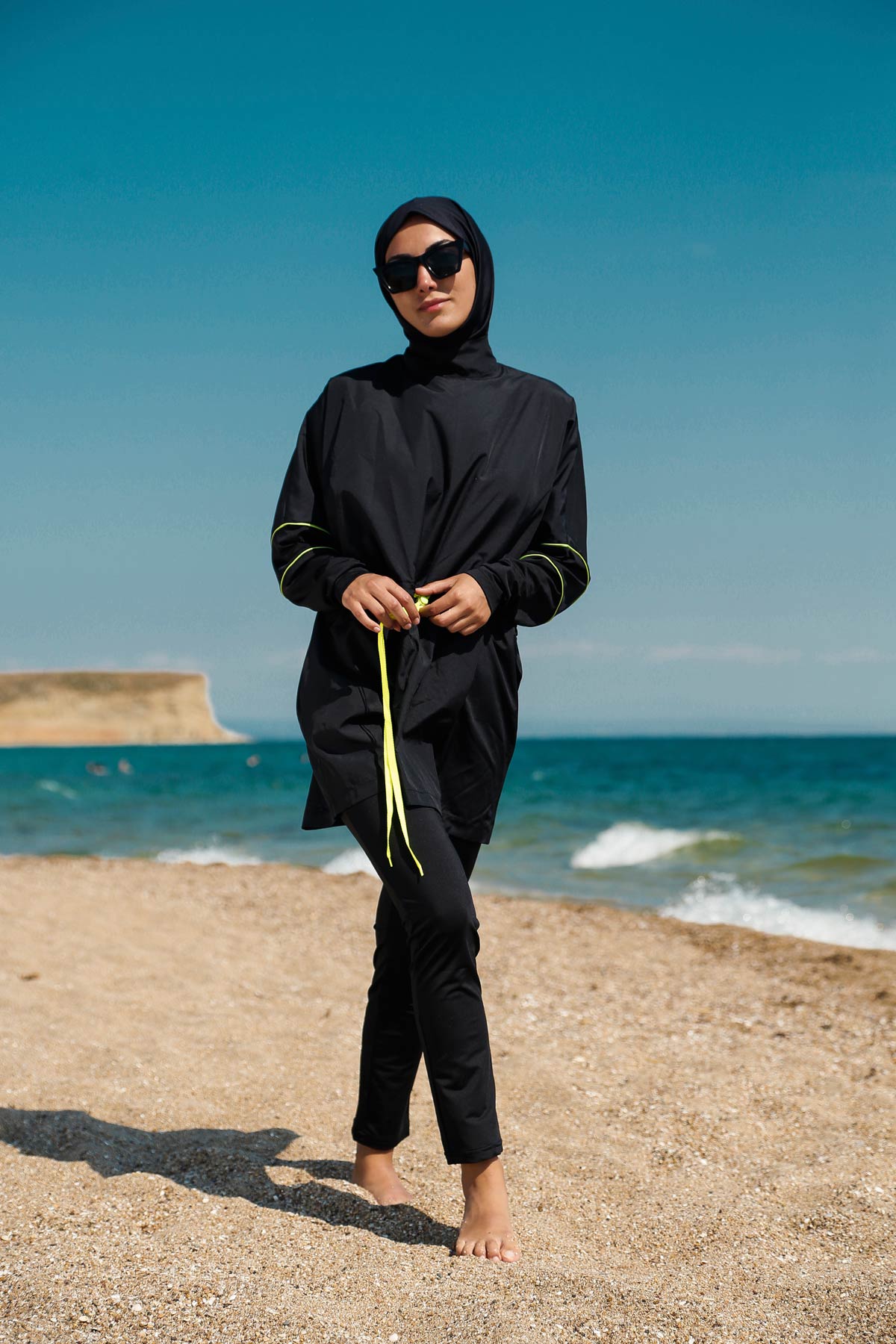 *ONLINE EXCLUSIVE* Marina Modest Swimsuit M2272 - Parachute Neon