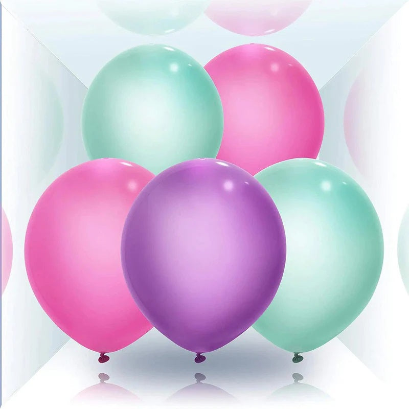 Mixed Colours Light Up Balloons - 5 Pack