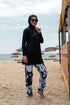 *ONLINE EXCLUSIVE* Marina Modest Swimsuit R1101 - Rivamera Black Pattern
