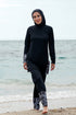 *ONLINE EXCLUSIVE* Marina Modest Swimsuit R1114 - Rivamera Black and White