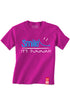 Imanhood Kids T-Shirt - Smile It's Sunnah Fucsia