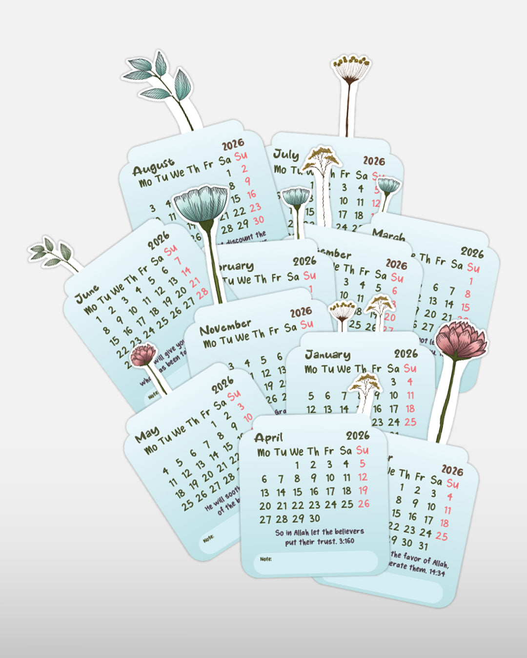 2026 Calendar & Organisers