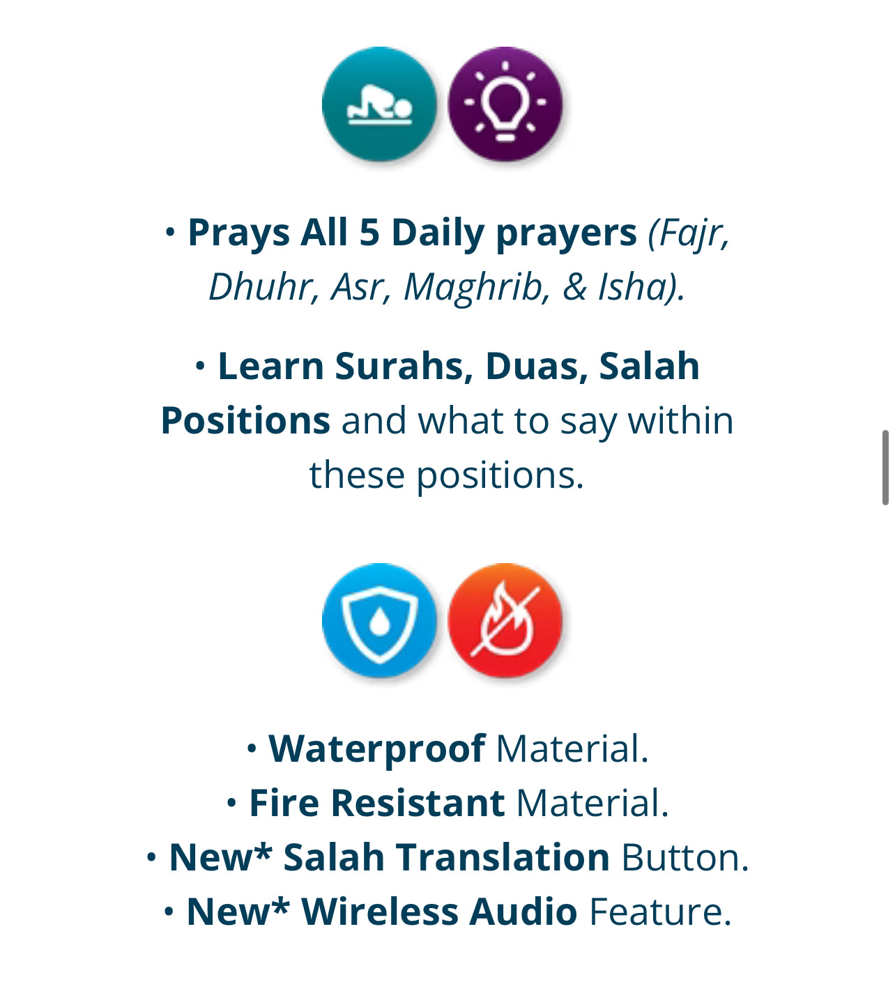 MY SALAH MAT - Adult/ Revert Interactive Prayer Mat