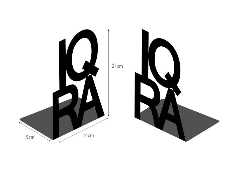 IQRA Bookends (Black or White)