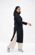 Glowco Ultra Light Active Long Tunic in Kohl