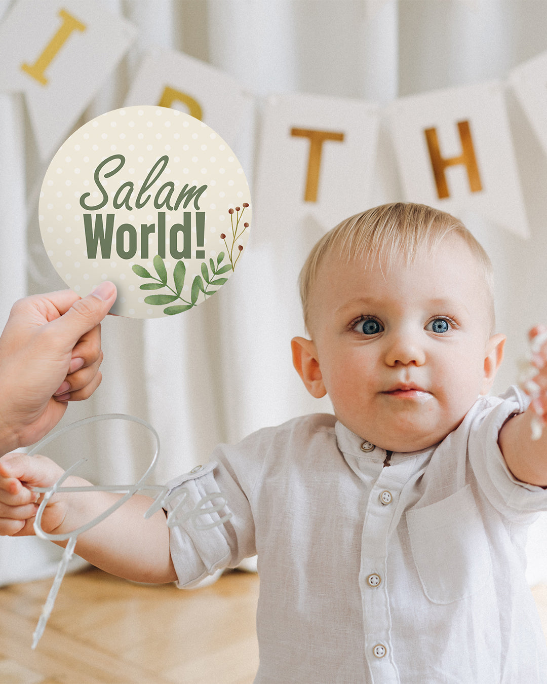 SWING SUROOR - Muslim Baby Milestone Cards