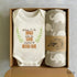 Personalise Newborn Gift Sets : Romper with Swaddle