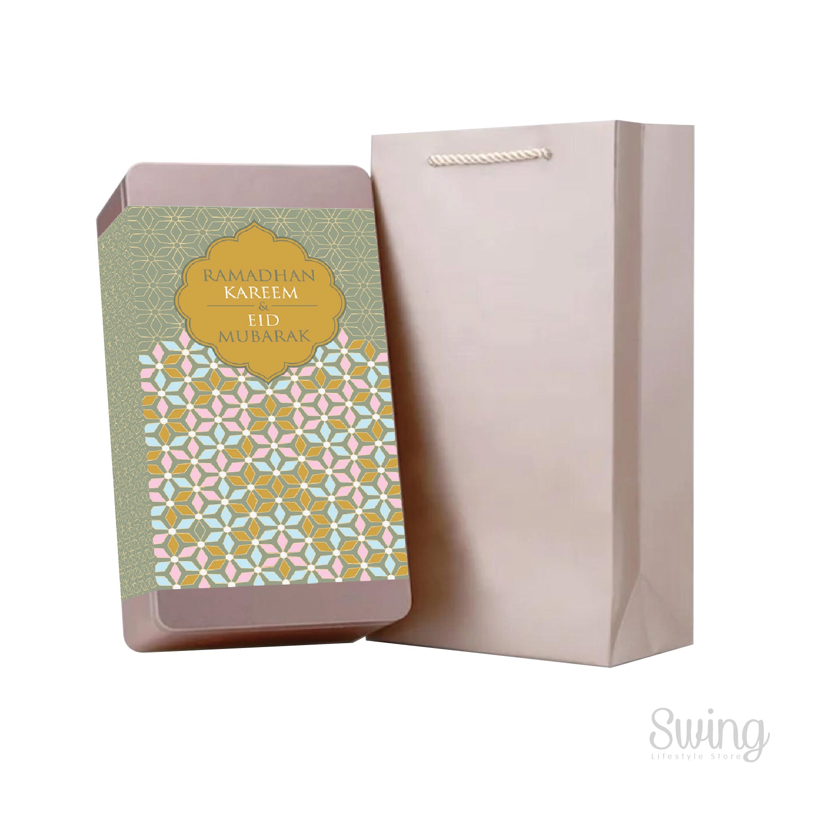 Cuboid Tin Gift Set : Design Sleeve with 3 Contents