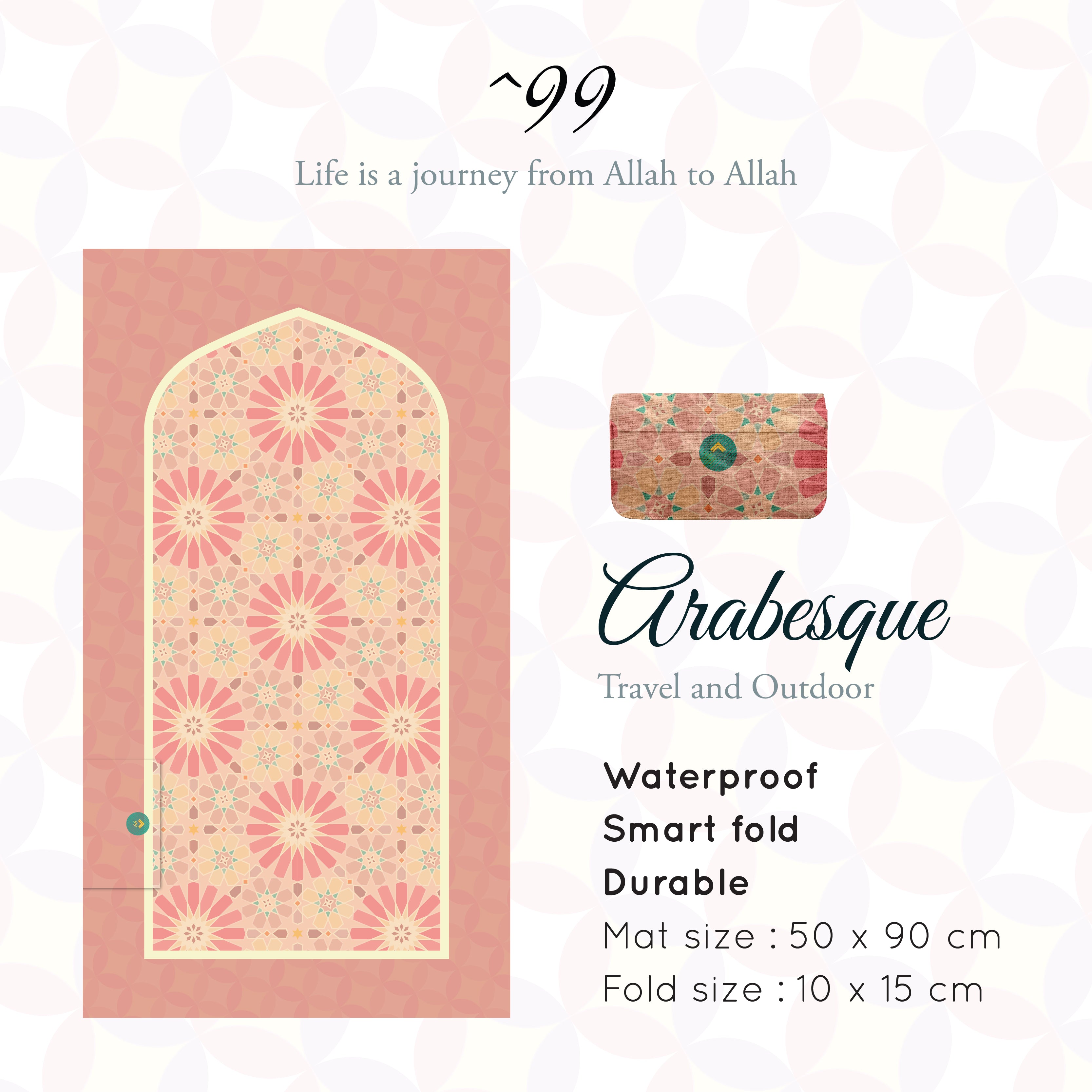 ^99 Sejadah Travel Kids - Arabesque