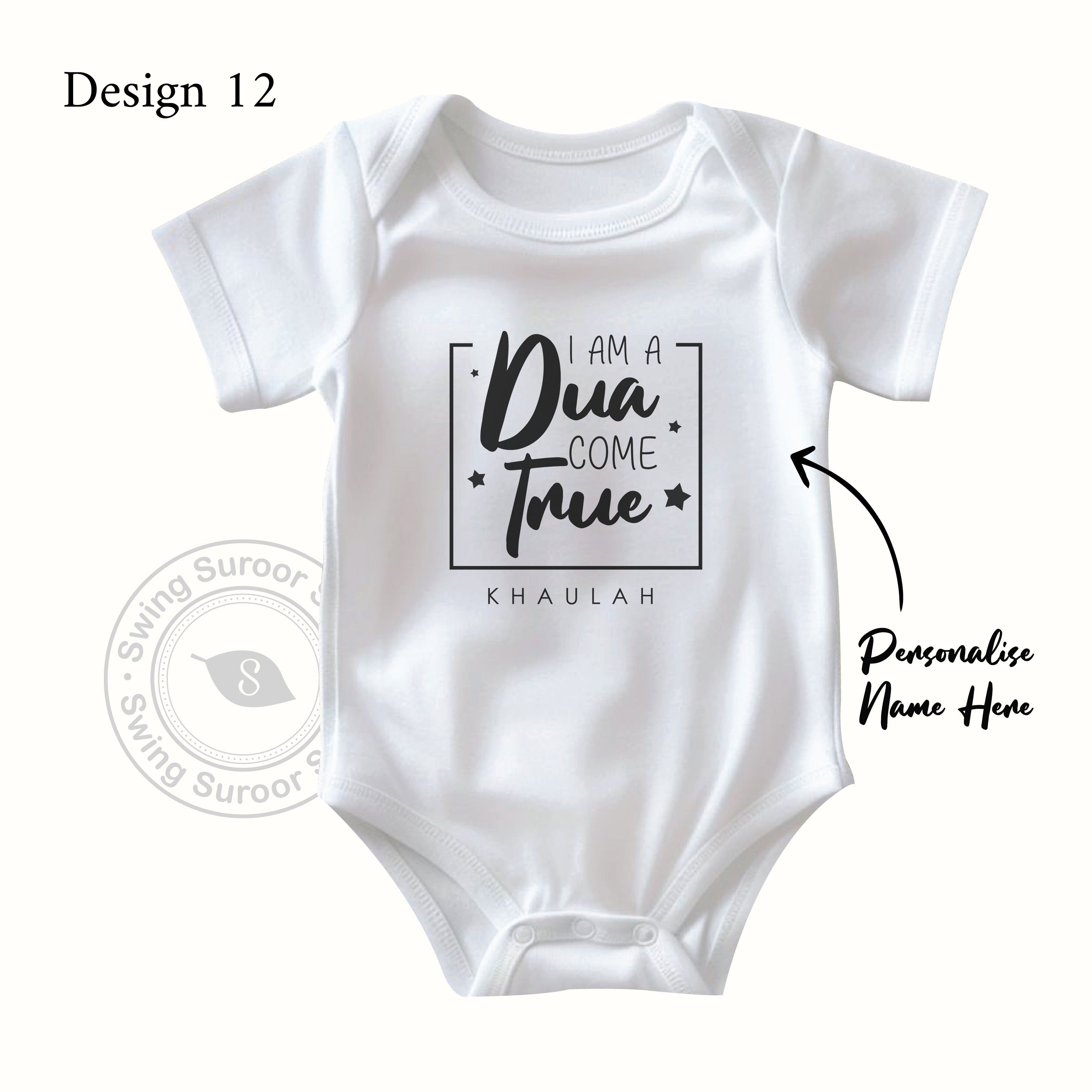 Personalised Baby Romper