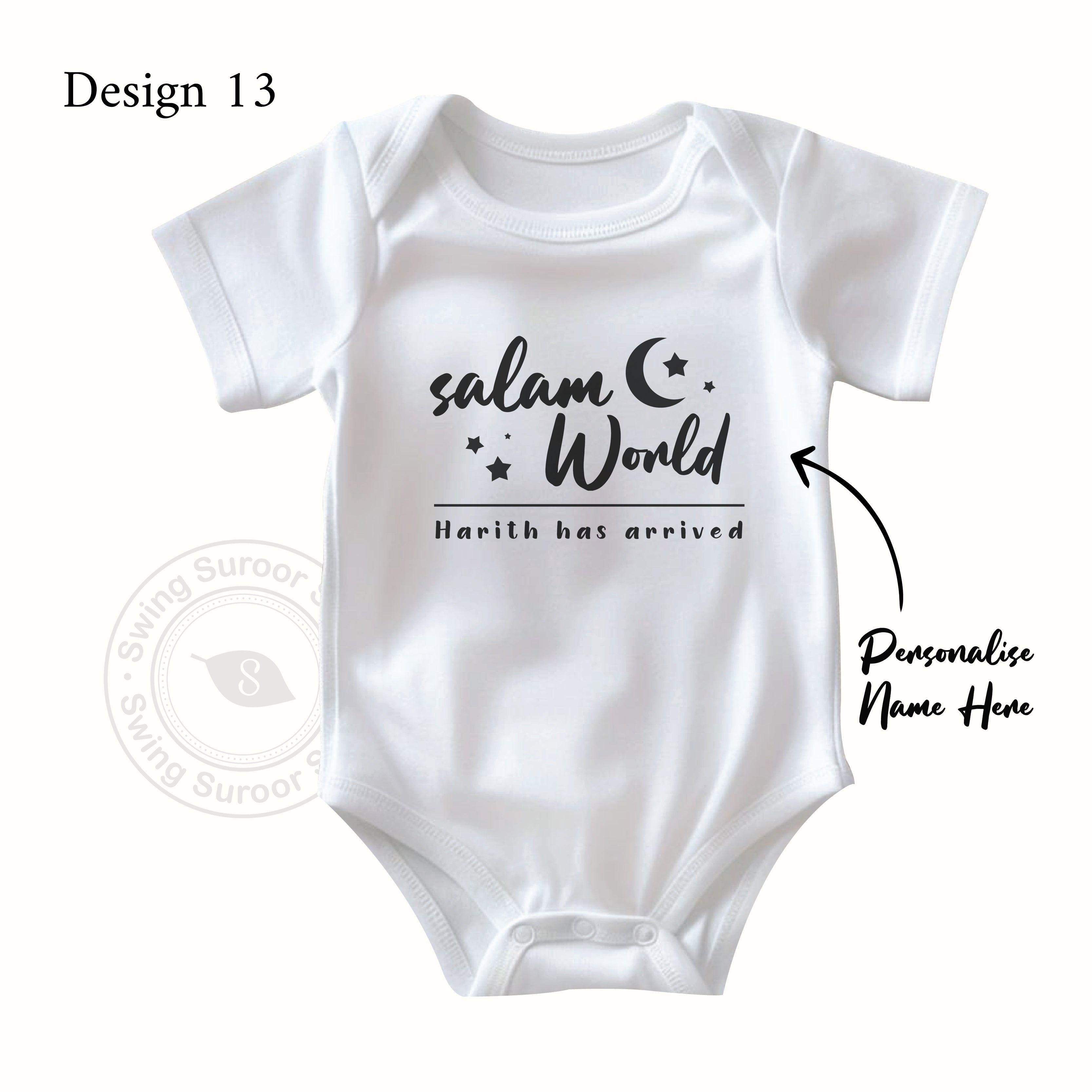 Personalised Baby Romper
