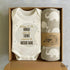 Personalise Newborn Gift Sets : Romper with Swaddle