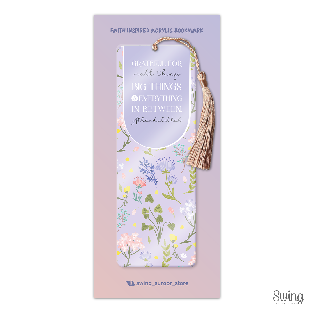 SWING SUROOR - Islamic Acrylic Bookmark (9 Designs)