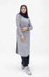 Glowco Ultra Light Active Long Tunic in Dusty Blue