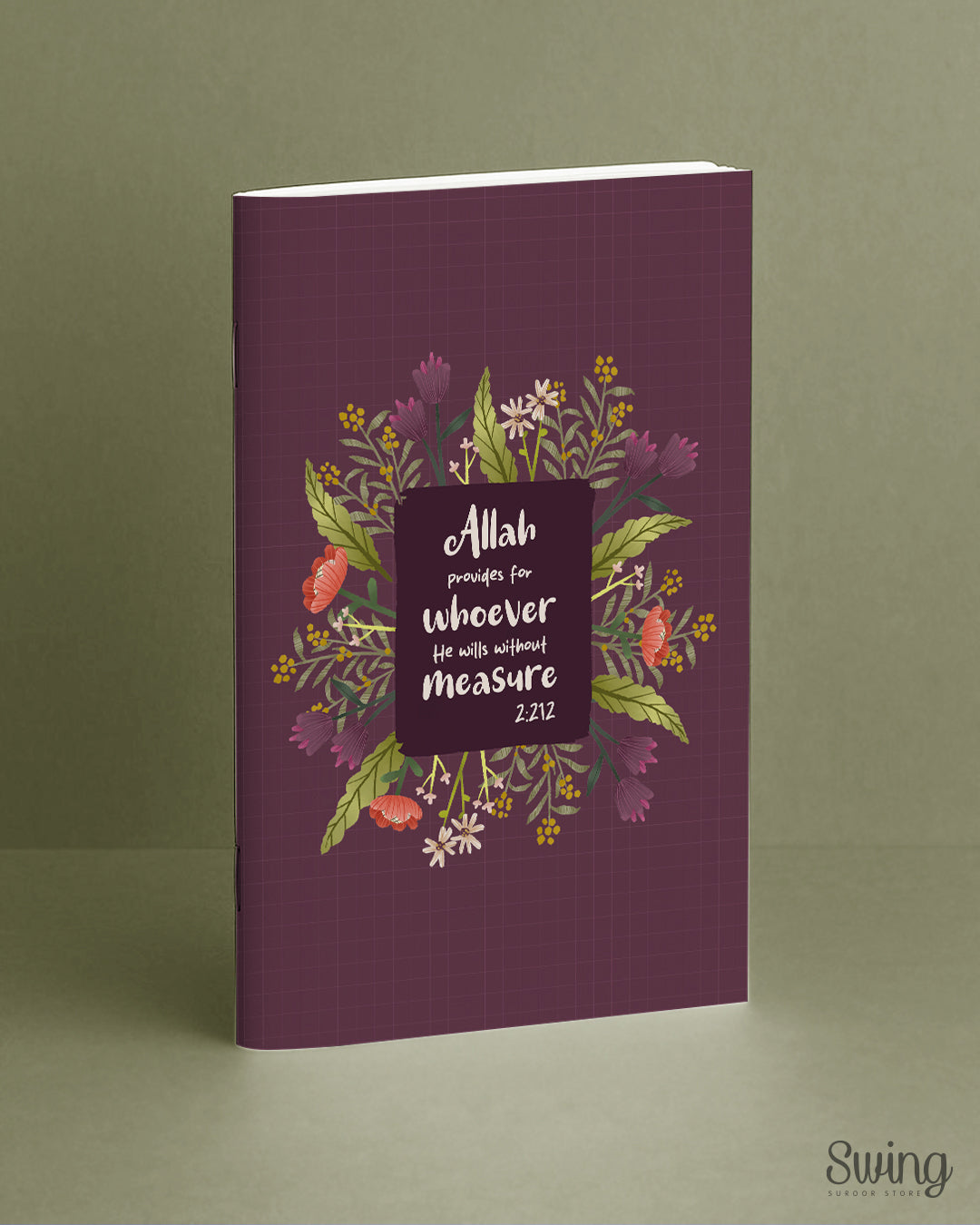 SWING SUROOR - Inspirational Islamic Notebook (20 Designs)