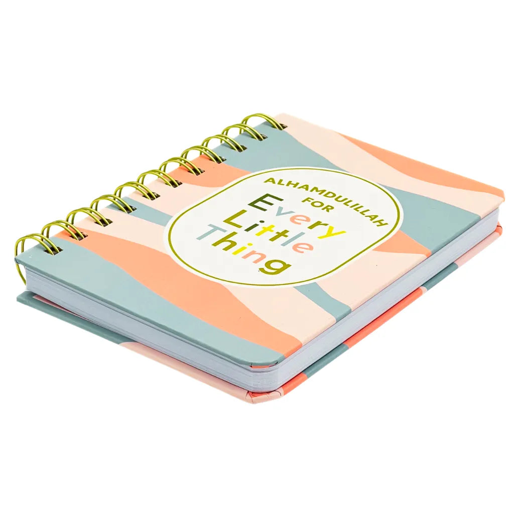 A6 Spiral Notebook DG - Alhamdulillah for Little Thing