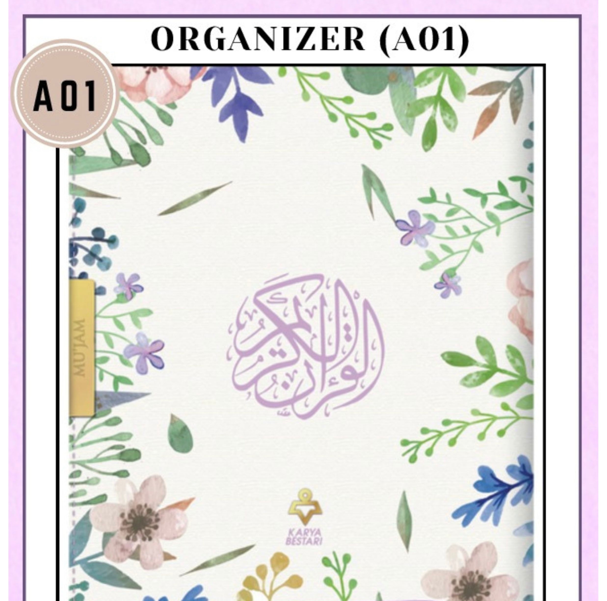 ORGANIZER AL-QURAN MUJAM A5 (TAGGING / NON-TAGGING) - KARYA BESTARI