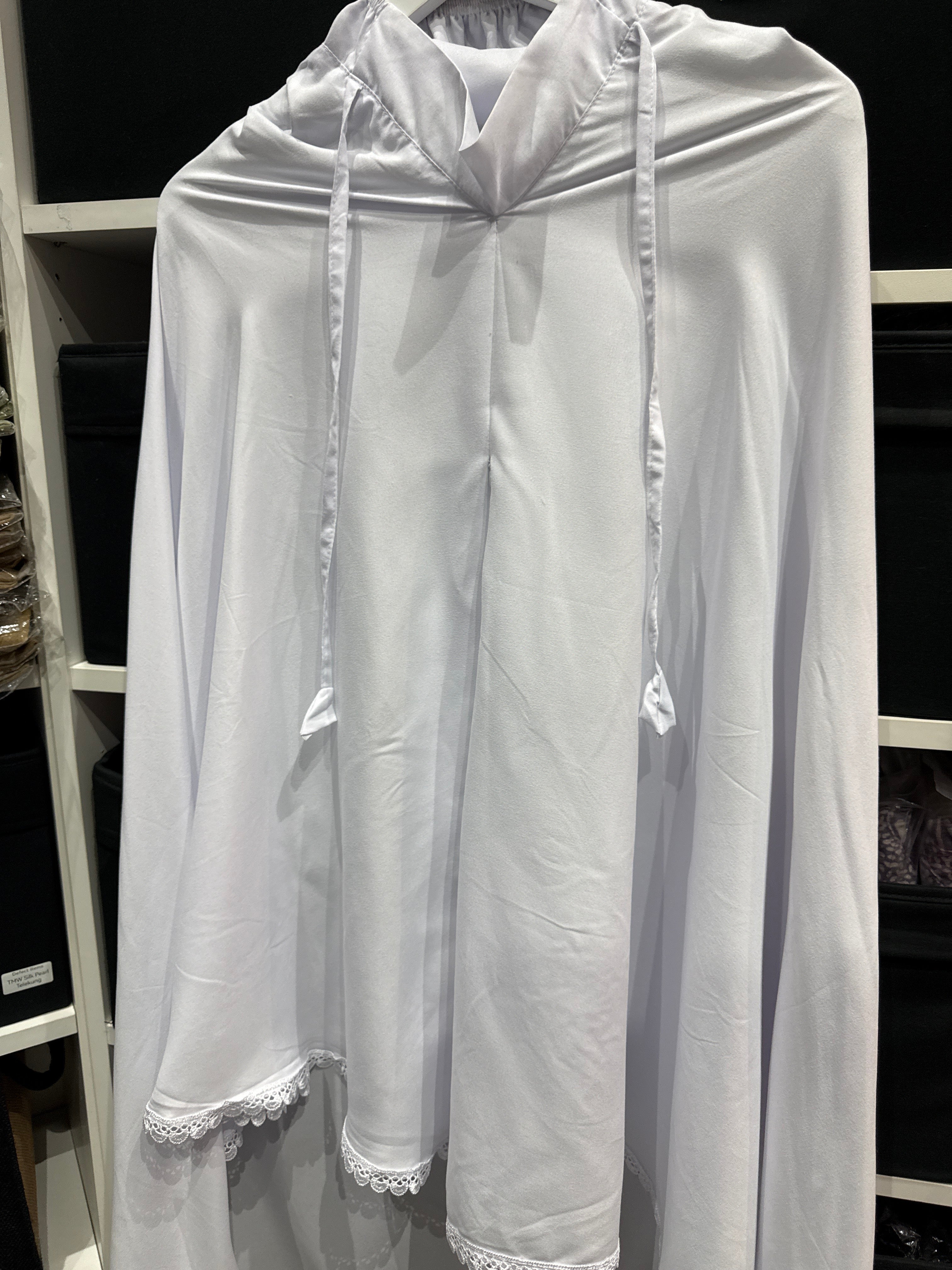 White Top Kids Telekung