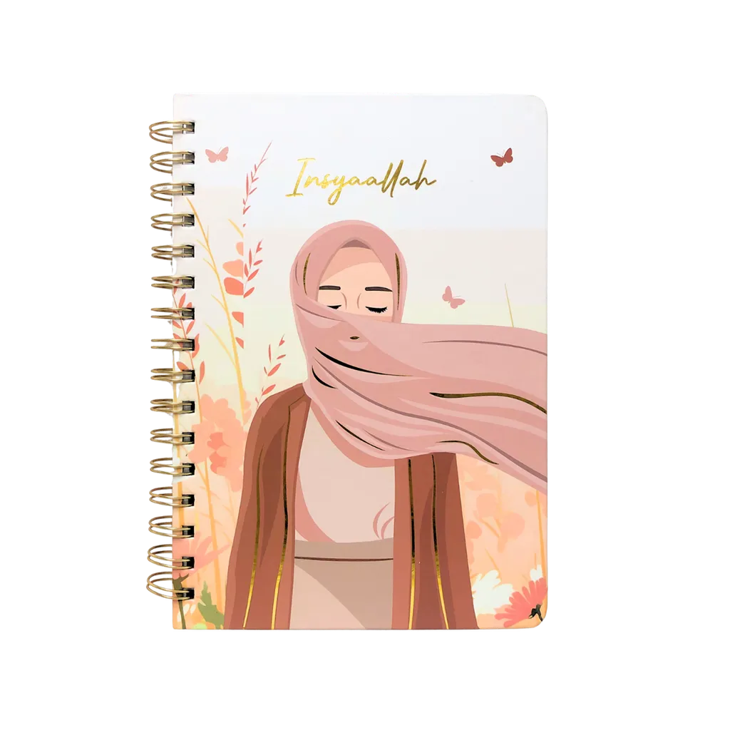 Muslimah Journals Notebook DG - Insyaallah