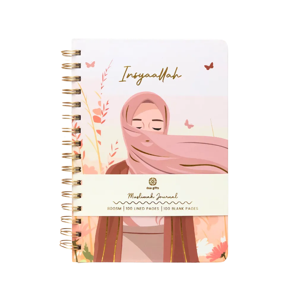 Muslimah Journals Notebook DG - Insyaallah