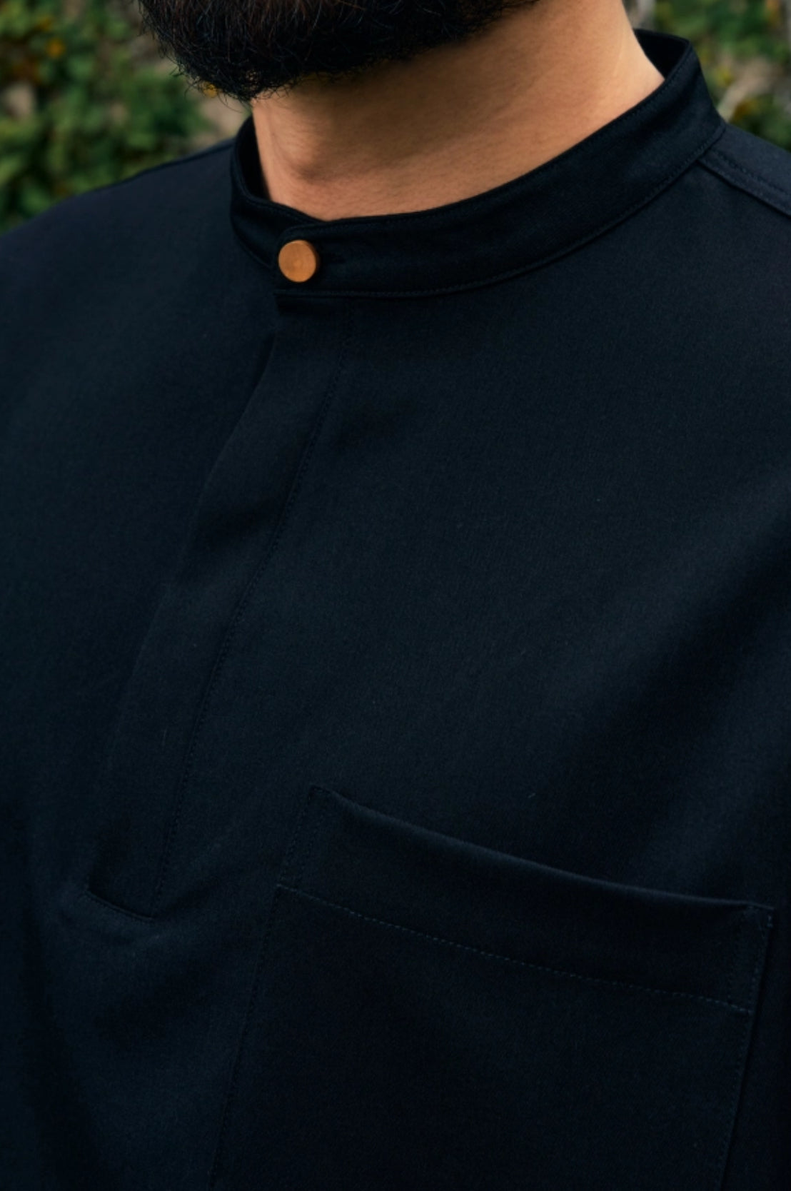 UMMA Kurta Kersani Cekak Musang Black