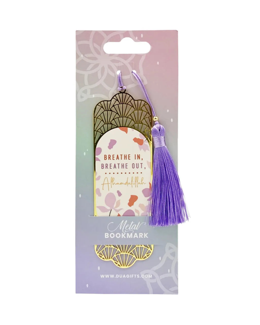 DUA GIFTS - Metal Bookmark DG - Breath In, Breath Out