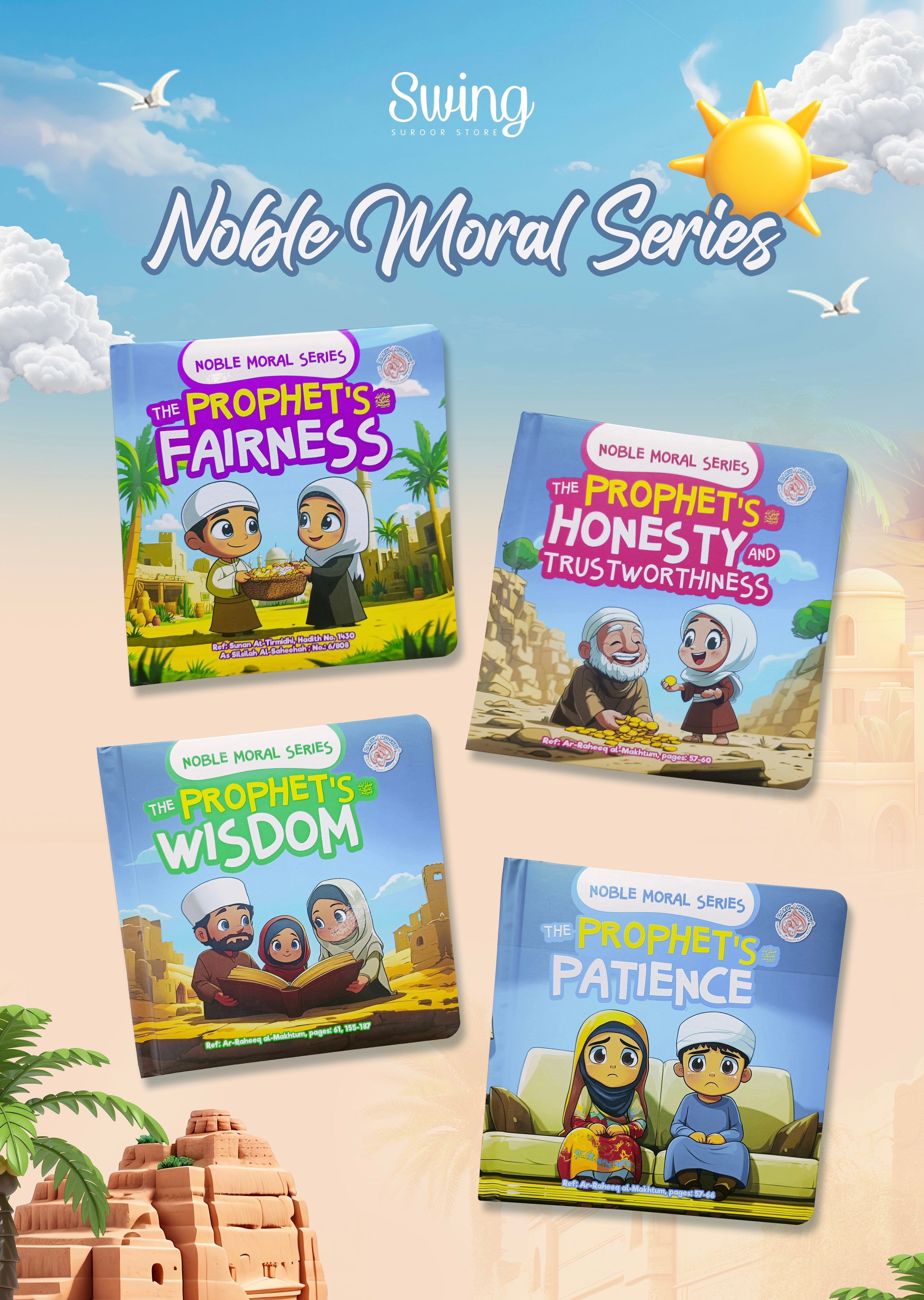 EDUKID - The Prophet’s Noble Moral Series (4 Titles)