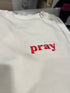 (NEW) Imanhood Short Sleeve - Pray Red Emboidery