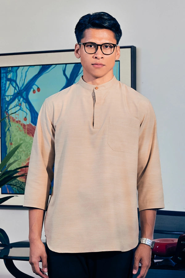 UMMA Kurta Kersani Cekak Musang Beige