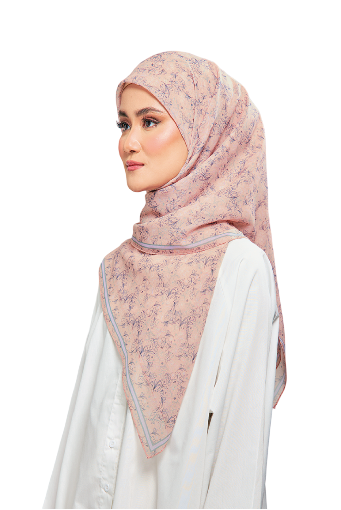 UMMA Canting Printed Cotton Voile Square