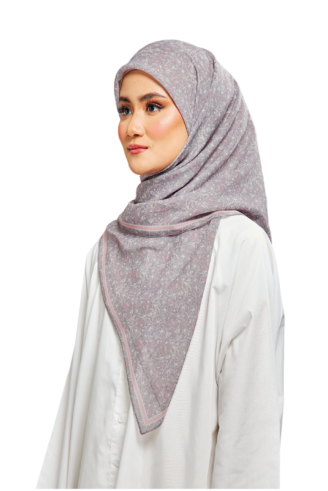 UMMA Canting Printed Cotton Voile Square