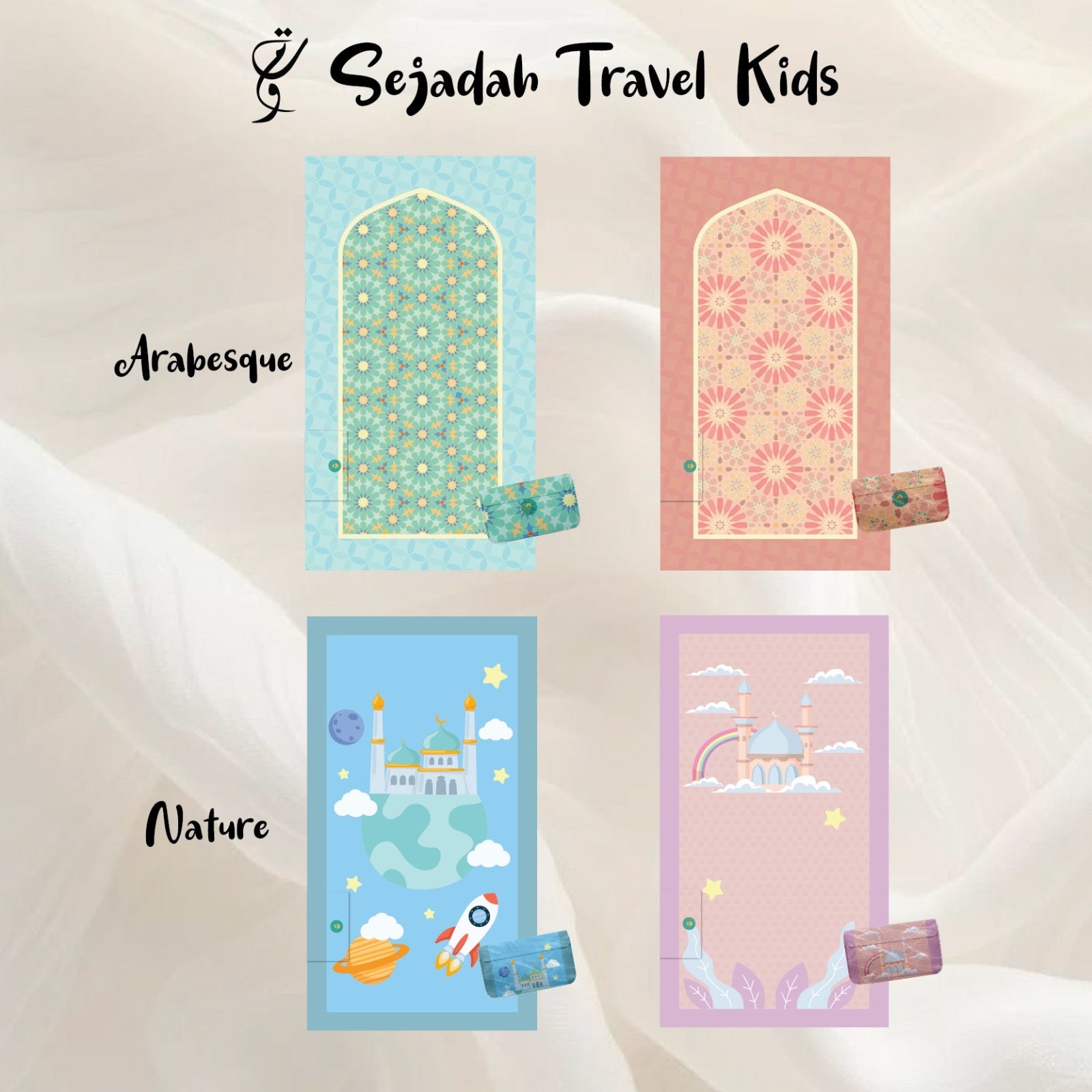 TMW - Sejadah Travel Kids ^99 (4 Designs)